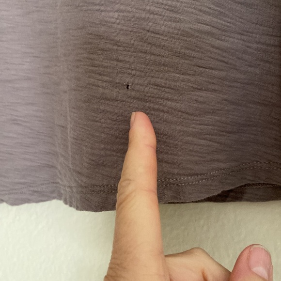 NATION Ltd Tee Bundle Long Sleeve, Size Small, a Navy Blue and a Tan - Picture 10 of 13